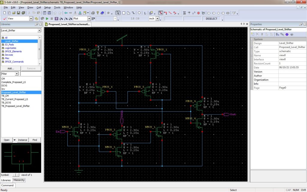 A Low Power and High Speed Voltage Level Shifter Based on a Regulated