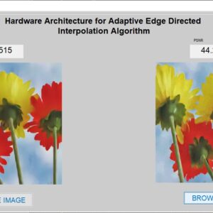 Adaptive Edge Directed Interpolation Algorithm