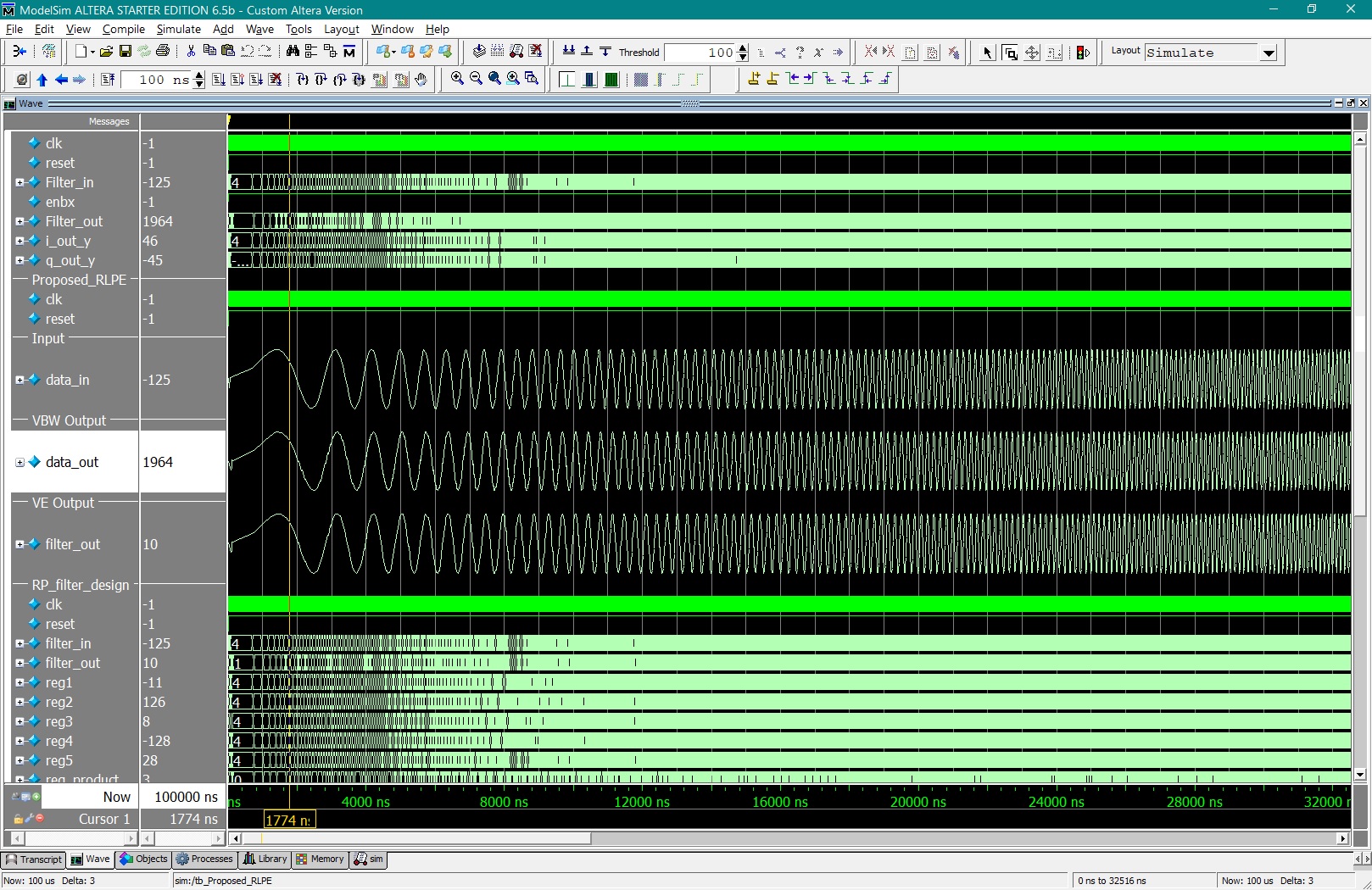 Chrip_Modulation_Filter Chirp Signal Filtering